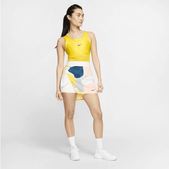 🚨 Nike Court Tennis Skirt Cassie Byrney Australian Open Skort Shorts CD0799-100 - Picture 15 of 16